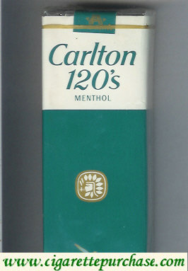 Carlton Menthol 120's cigarettes Filter soft box